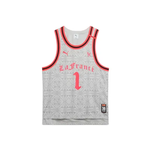 PUMA Баскетбольная Джерси Мужская Ледниково-Серый