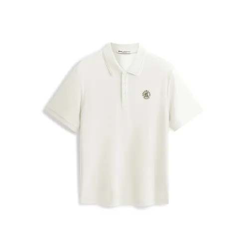 PEACEBIRD MEN Поло Мужское Mist Белый 1