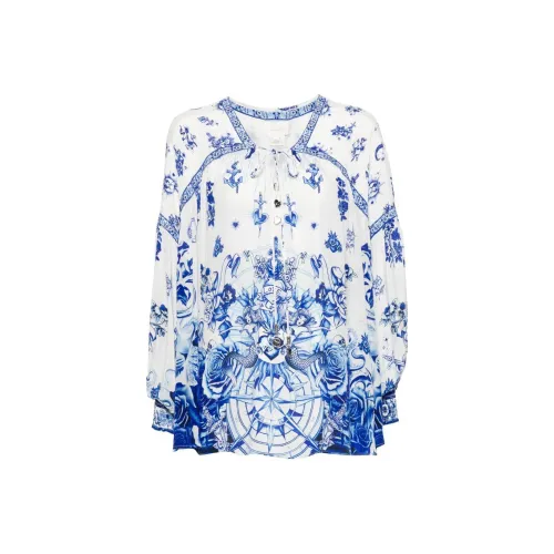 Camilla FW24 Рубашка Женская Синяя