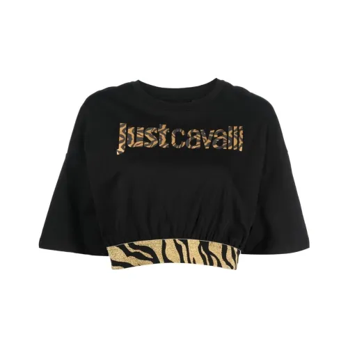 Just Cavalli Черные Женские Футболки
