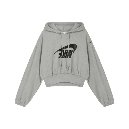 Nike Sportswear Толстовка Женская Тонированная Темно-Серый Черный