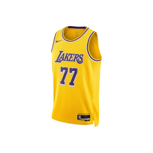 Nike Los Angeles Lakers Dri-FIT Баскетбольная Джерси Мужская Желтая