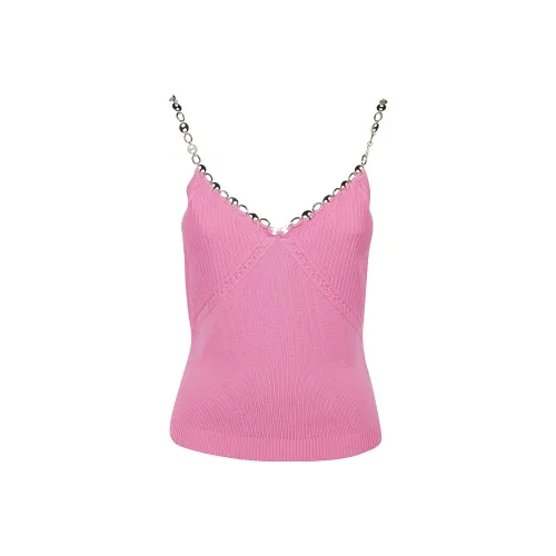 Paco Rabanne Розовые Женские Камисоли