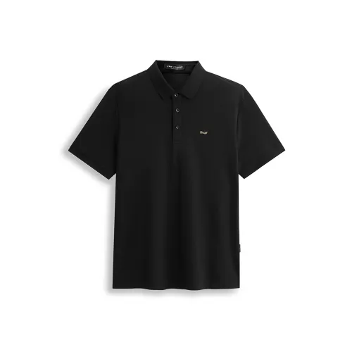 PEACEBIRD MEN x Steiff Поло Мужское Черное 1