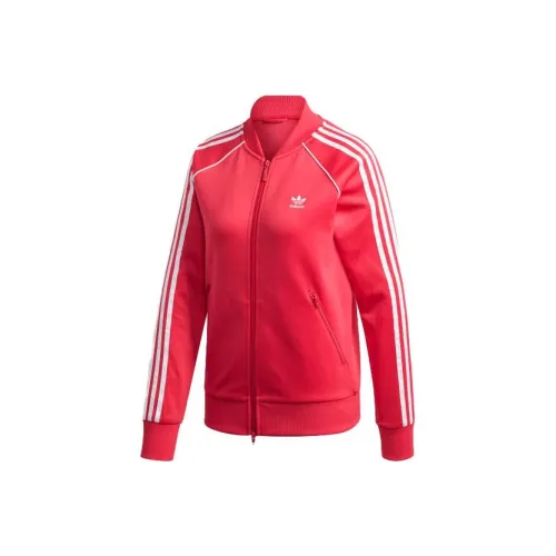 Adidas Originals PRIMEBLUE SST Track Jacket Куртки и Пальто Женские Красный