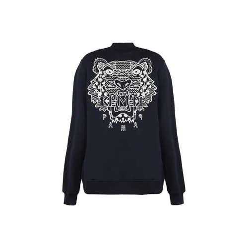 KENZO Темно-синие Женские Куртки