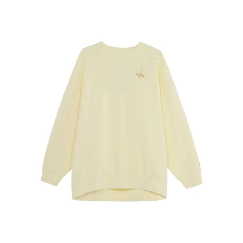 NIKE Желтые Женские Свитшоты