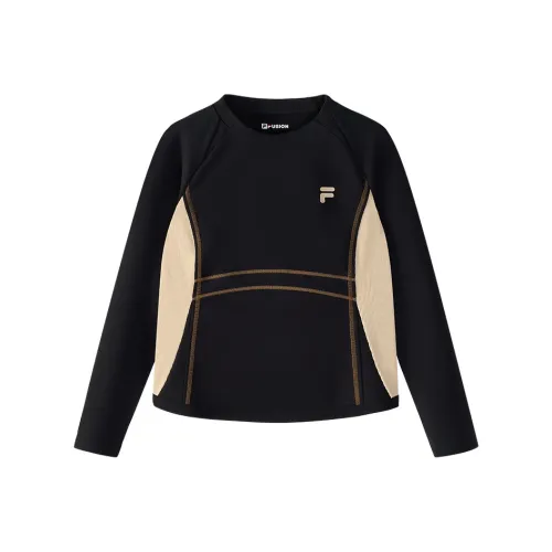 FILA FUSION URBAN TECH Толстовка Женская Глубокий Черный