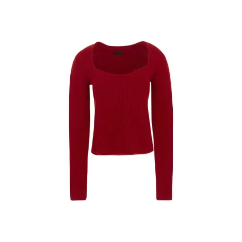 ISABEL MARANT Красный Женские Кашемировые Свитеры