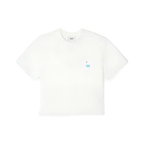Mlb Base Logo Standard T-Shirt Женская Белая