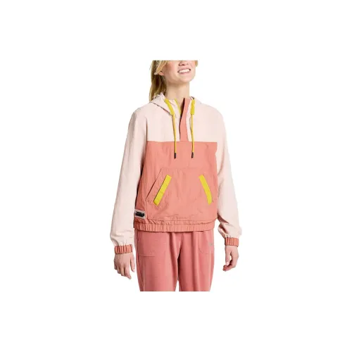 Saucony Rested Anorak Куртки Пальто Женские Коричневый Розовый