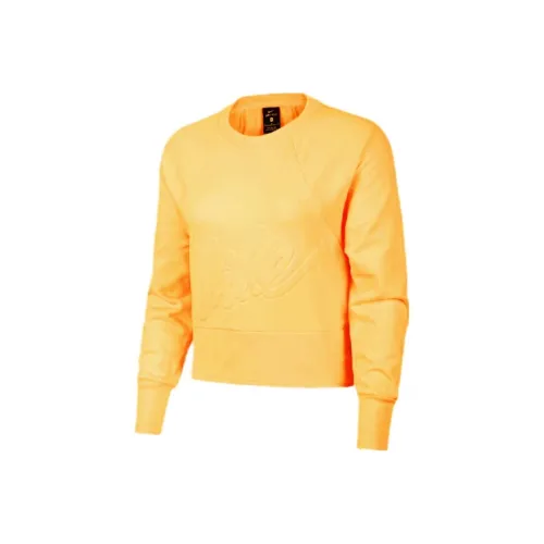 Nike Реглан-рукав Т-рубашка Женская Желтая