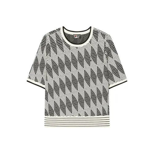 FILA Глубокий черный Женские футболки