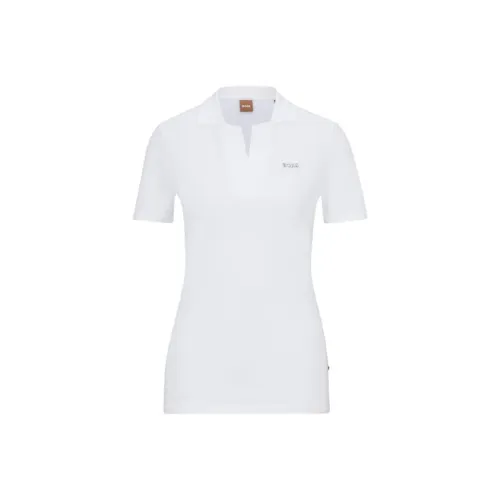 HUGO BOSS Белое Женское Поло