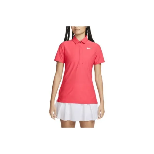 nike Dri Fit ADV Tour Polo Женские Арбузно-красный