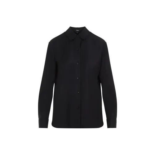 THEORY Рубашка Женская Морской Синий