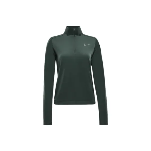 Nike Dri Fit Pacer Толстовка Женская Винтаж Зеленый