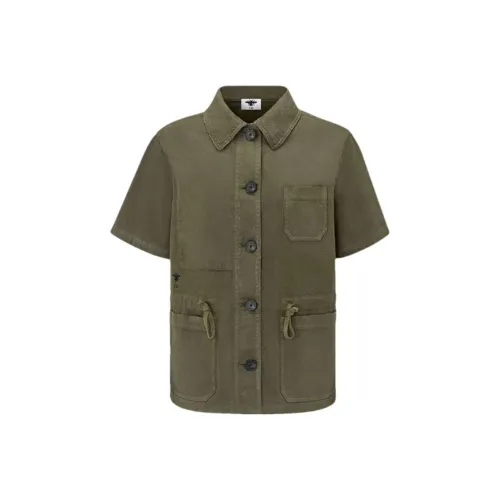 DIOR Куртки и Пальто Женские Хаки