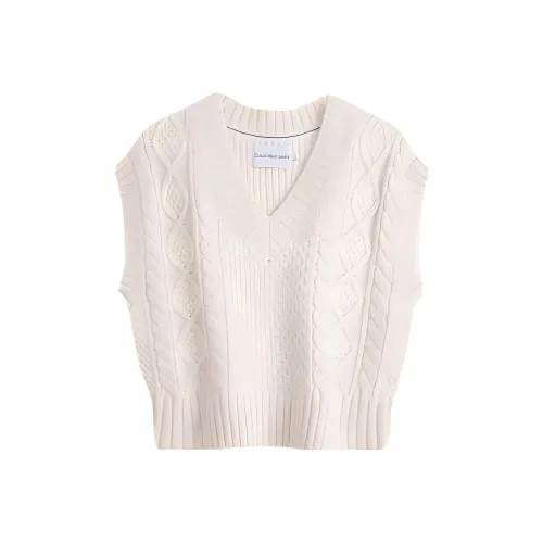 Calvin Klein Трикотаж Женский Айвори