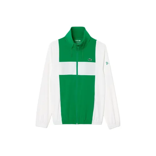 LACOSTE x DEYUEKEWEIQI LIANMINGKUAN Теннис Комплект Мужской Белый X Зеленый