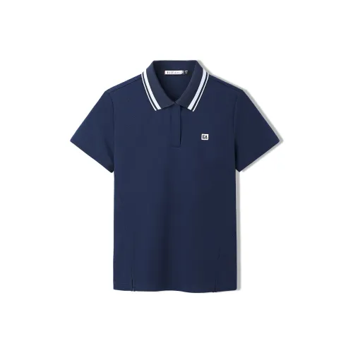 ELLE Active Поло Женское Темно-синий