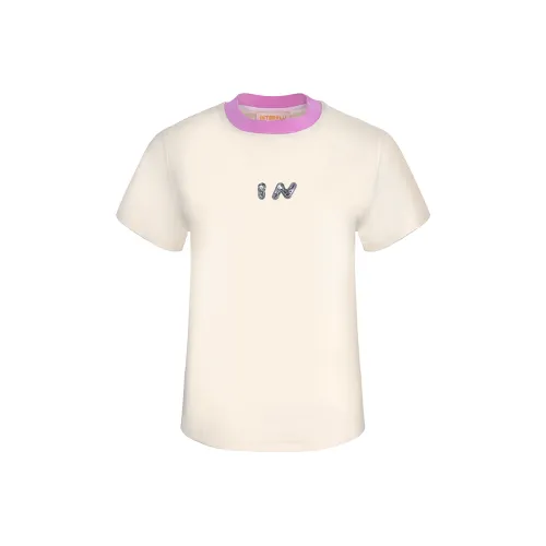 INTERPLU T-рубашка Женская цвет Слоновая кость