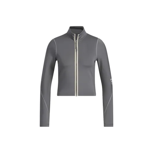 Adidas FW24 Свитшот Женский Темно-Серый Желтый