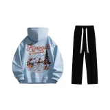 Set (Glacier Blue Standard Edition + Black Casual Pants)  
Комплект (Ледниковый Синий Стандартное Издание + Черные Повседневные Штаны)