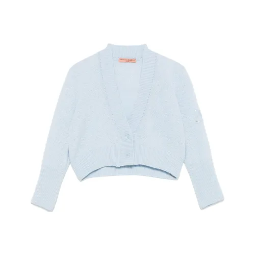 ERMANNO SCERVINO FW24 Трикотаж Женский Светло-Синий