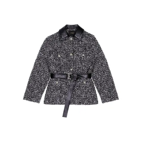 Maje Куртка Женская Черно-Белая