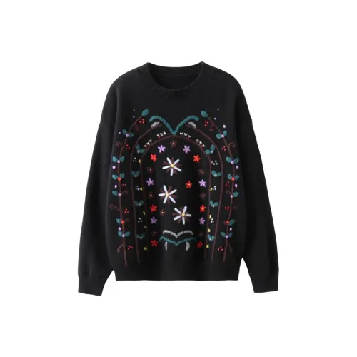 MAIGRE SIMHAT Кашемировый свитер женский черный