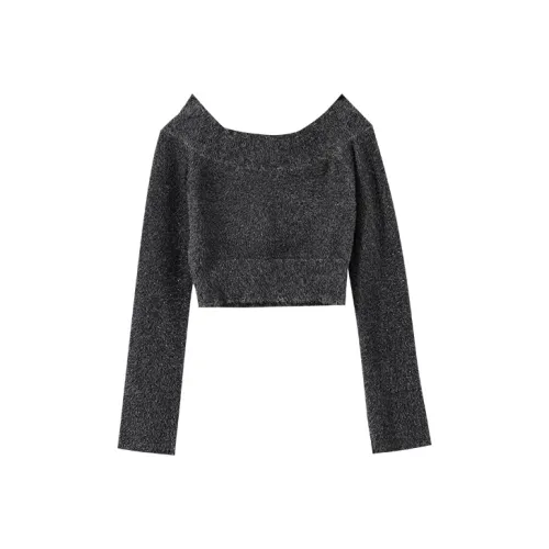 YUMOMO STAR Темно-серый Женские Трикотаж