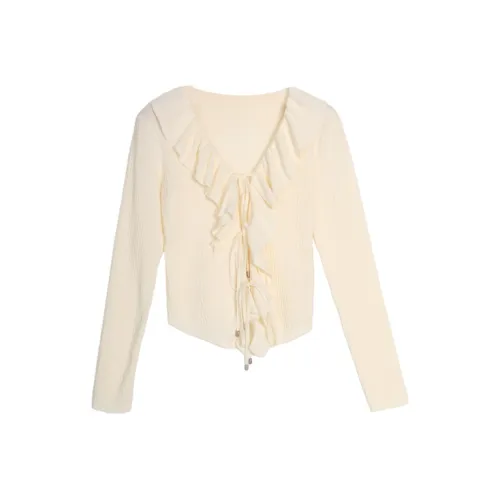 SETIROM Экрю Женская Трикотажная