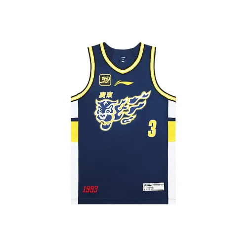 LINING CBA Collection Баскетбольная коллекция Джерси Мужской Гуандун Синий