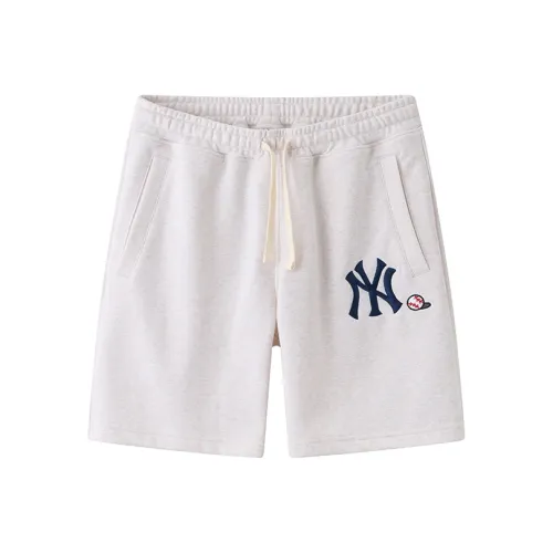 New Era Повседневные шорты унисекс Айвори Белый