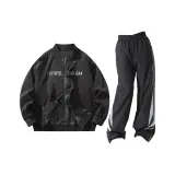 Комплект (Черный топ + Черные штаны)