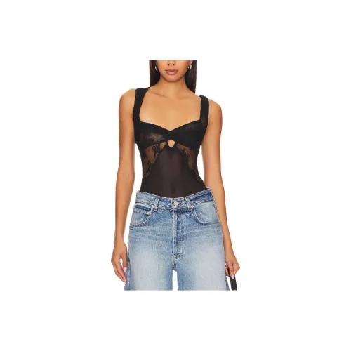 FREE PEOPLE Комбинезон Женский Черный