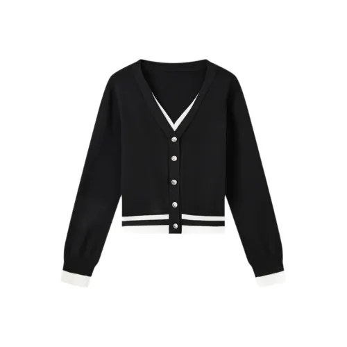 EICHITOO Трикотаж Женский Черный Акцент