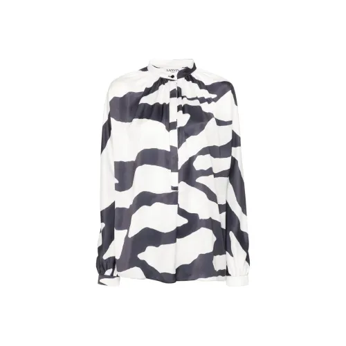 Lanvin SS24 Рубашка Женская Белая