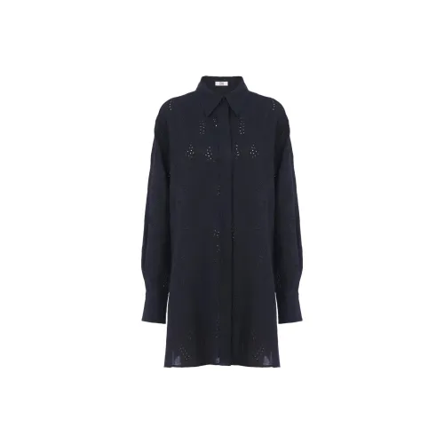 Chloé Морской синий Женские Рубашки