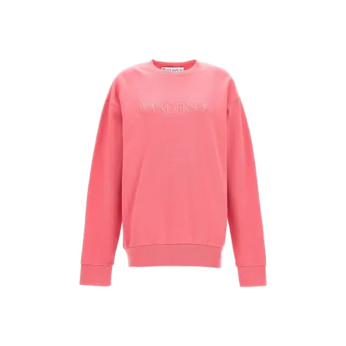 JW Anderson Розовые Женские Свитшоты