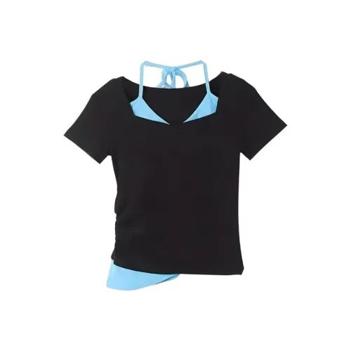 Frustration Garden Стандартная T-рубашка Женская Черная