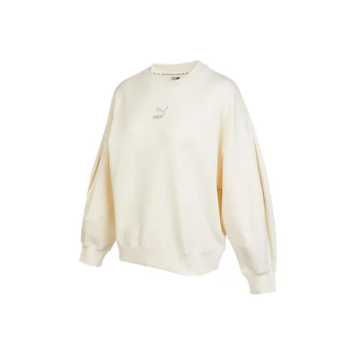 PUMA Экрю Женские Свитшоты