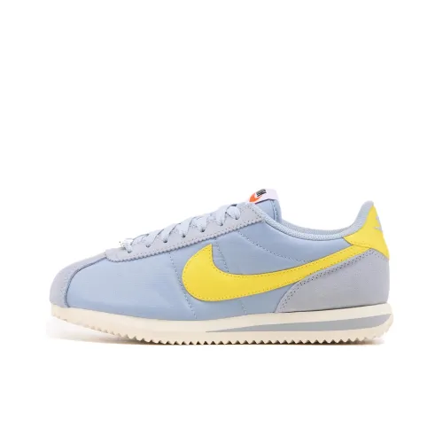nike Cortez Slip-resistant Abrasion-resistant Low Top Casual Running Shoes Women's Blue nike Cortez Slip-resistant Abrasion-resistant Низкий Топ Повседневные Беговые Кроссовки Женские Синий