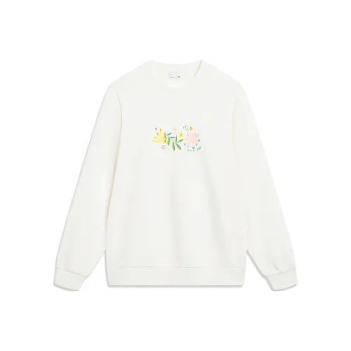 LINING Sports Lifestyle Collection Sports Trendy Collection Толстовка Женская Айвори