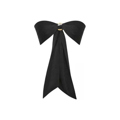 SAINT LAURENT Без бретелек Топ Женский Черный