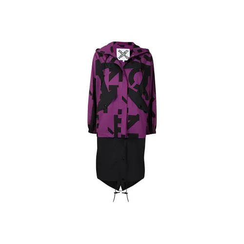 KENZO Фиолетовые Женские Куртки