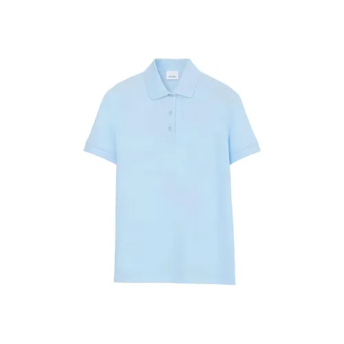 Burberry Поло Женское Светло-Синий
