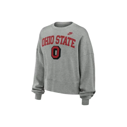 Nike College Ohio State Buckeyes Legacy Classic Arch Sweatshirt Women's Gray
