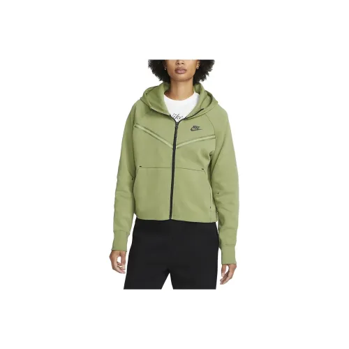 NIKE Желтый, зеленый Женские Свитшоты